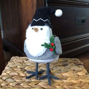Target Black & White Christmas felt bird: Iskall (Large) 2022